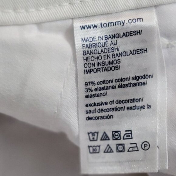 Tommy Hilfiger White Cotton Shorts Women's 00 NWT - Picture 9 of 10